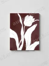 Minimalist Tulip Line Art Canvas Wall Art for Living Room Bedroom Home Decor – view 2