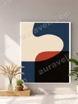 Abstract Geometric Canvas Wall Art for Living Room Home Decor – view 4