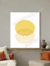 Abstract Geometric Circles Wall Art for Living Room Bedroom Home Decor – view 3