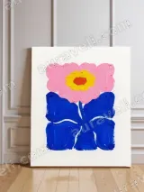 Vibrant Floral Canvas Wall Art for Living Room Bedroom Home Decor