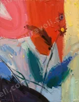 Abstract Floral Canvas Wall Art for Living Room Home Decor wall art print