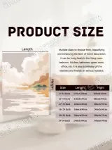 Scenic Lake Clouds & Island Canvas Wall Art for Living Room Bedroom Decor – view 7