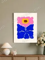 Bold Floral Canvas Wall Art for Living Room Home Decor – view 4