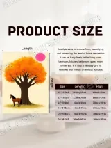Brown Horse & Orange Tree Canvas Wall Art for Living Room Home Decor – view 7