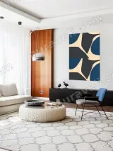 Abstract Geometric Canvas Wall Art for Living Room Bedroom Home Decor – view 5