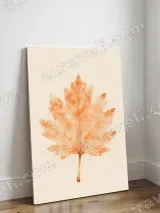 Maple Leaf Watercolor Canvas Print for Living Room Home Decor – вид 3