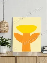 Minimalist Floral Canvas Wall Art for Living Room Bedroom Home Decor – view 2