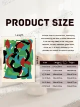 Abstract Colorful Geometric Canvas Wall Art for Home Decor – view 6
