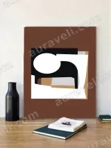 Abstract Geometric Canvas Wall Art for Living Room Bedroom Home Decor – view 4
