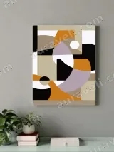 Abstract Geometric Canvas Wall Art for Living Room Bedroom Home Decor