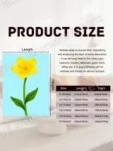Yellow Flower Canvas Wall Art for Living Room Bedroom Home Decor – вид 7