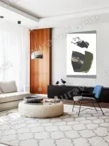 Abstract Mountain Collage Canvas Wall Art for Living Room Decor – view 5