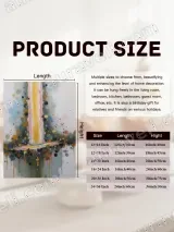 Abstract Colorful Splatter Canvas Wall Art for Living Room Home Decor – view 6