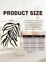 Black Palm Leaf Canvas Wall Art for Living Room Home Decor – view 7