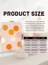 Soft Color Polka Dot Canvas Wall Art for Bedroom Home Decor – вид 7
