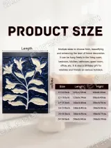 Textured Botanical Leaf Wall Art for Living Room Bedroom Home Decor – view 7