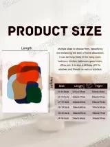 Abstract Color Block Canvas Wall Art for Living Room Home Decor – view 7