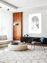 Architectural Arcade Sketch Canvas Wall Art for Living Room Decor – вид 5