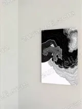 Abstract Twisted Root & Wave Canvas Wall Art for Living Room Home Decor – view 2