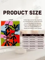 Abstract Botanical Canvas Wall Art for Living Room Home Decor – view 7