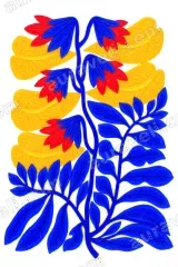 Bold Colorful Floral Canvas Wall Art for Bedroom Living framed modern home decor