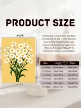 Daisy Bouquet Canvas Wall Art for Living Room Bedroom Home Decor – view 6