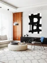 Abstract Black Grid Canvas Wall Art for Living Room Home Decor – вид 5