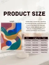 Abstract Colorful Shapes Canvas Wall Art for Living Room Home Decor – view 6