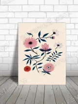 Floral Botanical Canvas Wall Art for Bedroom & Living Room Home Decor – view 3