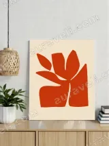 Abstract Floral Canvas Wall Art for Living Room & Bedroom Decor – view 2