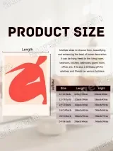 Abstract Red Figure Canvas Wall Art for Living Room Bedroom Home Decor – view 7