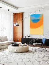 Abstract Colorful Feather Canvas Wall Art for Living Room Home Decor – view 5