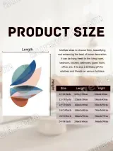 Abstract Colorful Leaf Canvas Wall Art for Living Room & Bedroom Decor – view 6