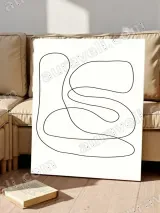 Abstract Continuous Line Wall Art for Living & Bedroom Home Decor – view 5