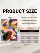 Colorful Abstract Floral Canvas Wall Art for Living Room Bedroom Decor – view 7
