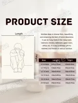 Minimalist Sad Figure Line Art Canvas Wall Art for Home Decor – view 7