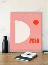 Minimalist Geometric Canvas Wall Art for Living Room Bedroom Home Decor – view 4