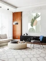 Minimalist Abstract Botanical Canvas Wall Art for Living Room Decor – view 5
