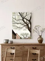 Tree Branch Nature Canvas Wall Art for Living Room Home Decor – view 2