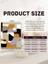 Abstract Geometric Canvas Wall Art for Living Room Bedroom Home Decor – view 7