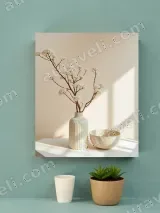Minimalist Floral Still Life Canvas Wall Art for Living Room Home Decor – вид 2