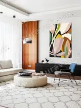 Abstract Floral Canvas Wall Art for Living Room & Bedroom Home Decor – view 5