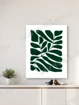 Tropical Leaf Canvas Wall Art for Living Room Home Decor – вид 4