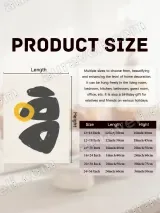 Abstract Black & Yellow Circle Canvas Wall Art for Living Room Home Decor – view 7