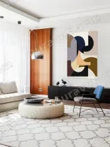 Abstract Geometric Canvas Wall Art for Living Room Bedroom Home Decor – view 5