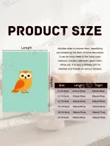 Cute Cartoon Orange Owl Canvas Wall Art for Living Room Home Decor – view 7