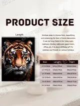 Tiger Portrait Canvas Wall Art for Living Room Bedroom Home Decor – вид 7