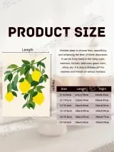 Lemon Branch Canvas Wall Art for Living Room Bedroom Home Decor – вид 7
