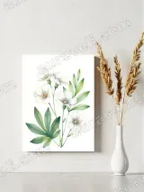 Watercolor Floral Canvas Wall Art for Bedroom & Living Room Home Decor – view 4