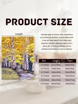 Autumn Aspen Forest Pathway Canvas Wall Art for Living Room Home Decor – view 6